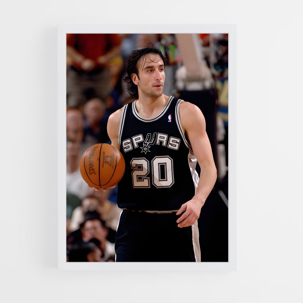 Poster L'Héritage de Manu – affiche Basketball (vue 3)
